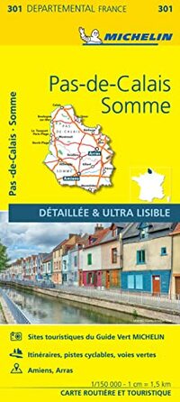 Pas-de-Calais, Somme - Michelin Local Map 301