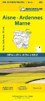 Aisne Ardennes Marne - Michelin Local Map 306