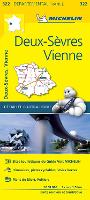 Deux-Sevres, Vienne - Michelin Local Map 322