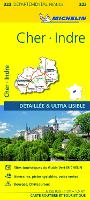 Cher, Indre - Michelin Local Map 323