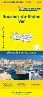 Bouches-du-Rhône Var - Michelin Local Map 340