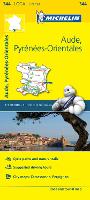 Aude, Pyrenees-Orientales - Michelin Local Map 344