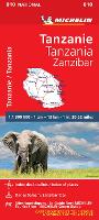 Tanzania & Zanzibar - Michelin National Map 810