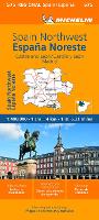 Espana Noroeste : Castilla y Leon, Madrid- Michelin Regional Map 575
