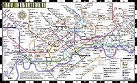 Streetwise London Underground Map - Laminated Map of the London Underground, England