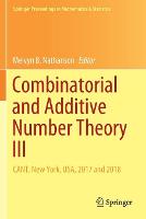 Combinatorial and Additive Number Theory III
