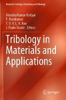 Tribology in Materials and Applications