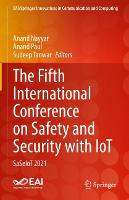 The Fifth International Conference on Safety and Security with IoT