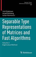 Separable Type Representations of Matrices and Fast Algorithms