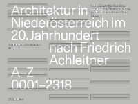 Architektur in Niederösterreich Im 20. Jahrhundert Nach Friedrich Achleitner
