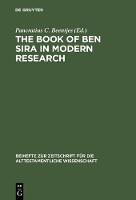 The Book of Ben Sira in Modern Research