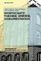 Wortschatz: Theorie, Empirie, Dokumentation