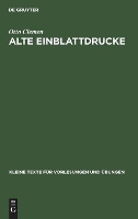 Alte Einblattdrucke
