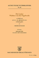 Die Lieder Walthers von der Vogelweide