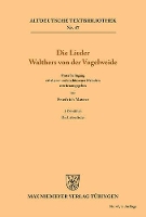 Die Lieder Walthers von der Vogelweide