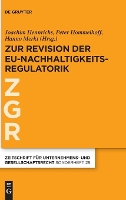 Zur Revision Der Eu-Nachhaltigkeitsregulatorik