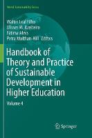 Handbook of Theory and Practice of Sustainable Development in Higher Education