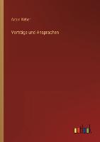 Vorträge und Ansprachen