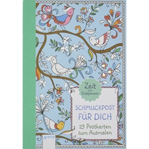 Schmuckpost für dich: 25 Postkarten zum Ausmalen. Zeit zum Entspannen