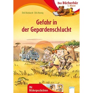 Gefahr in der Gepardenschlucht: Der Bücherbär: 1. Klasse. Mit Bildergeschichten