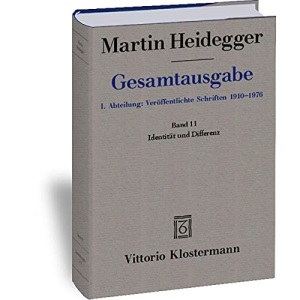 Martin Heidegger, Identitat Und Differenz (1955-1957)