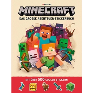 Minecraft - Das große Abenteuer-Stickerbuch: Ein offizielles Minecraft-Stickerbuch