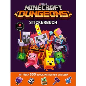 Minecraft Dungeons Stickerbuch: Ein offizielles Minecraft-Stickerbuch