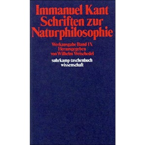 Schriften Zur Naturphilosophie