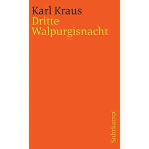 Dritte Walpurgisnacht.: Schriften in den suhrkamp taschenbüchern. Erste Abteilung. Zwölf Bände.
