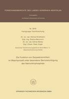 Die Funktion von Sequestriermitteln im Waschprozeß unter besonderer Berücksichtigung des Natriumtriphosphats