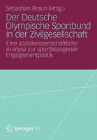 Der Deutsche Olympische Sportbund in der Zivilgesellschaft