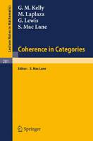 Coherence in Categories