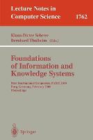 Foundations of Information and Knowledge Systems