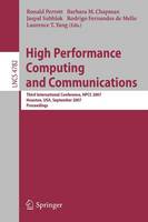 High Performance Computing and Communications