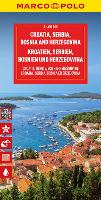 Croatia, Bosnia, Herzegovina Marco Polo Map