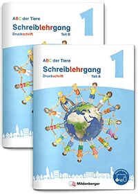 ABC der Tiere 1 Neubearbeitung - Schreiblehrgang Druckschrift, Teil A und B