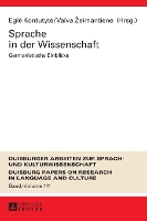 Sprache in der Wissenschaft