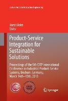 Product-Service Integration for Sustainable Solutions