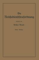 Die Reichsdienststrafordnung (RDStO)