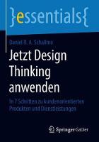 Jetzt Design Thinking anwenden