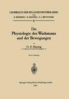 Die Physiologie des Wachstums und der Bewegungen