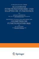 Vorlesungen über Allgemeine Funktionentheorie und Elliptische Funktionen