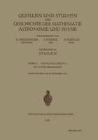 Quellen und Studien ƶur Geschichte der Mathematik Astronomie und Physik