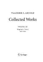 Vladimir Arnold – Collected Works
