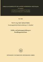 Kräfte- und Leistungsermittlung an Rundbiegemaschinen