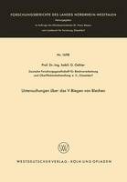 Untersuchungen über das V-Biegen von Blechen