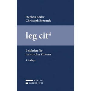 leg cit 4: Leitfaden für juristisches Zitieren