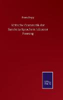 Kritische Grammatik der Sanskrita-Sprache in kurzerer Fassung