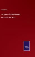 Lectures on English Literature