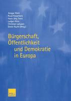 Bürgerschaft, Öffentlichkeit und Demokratie in Europa
